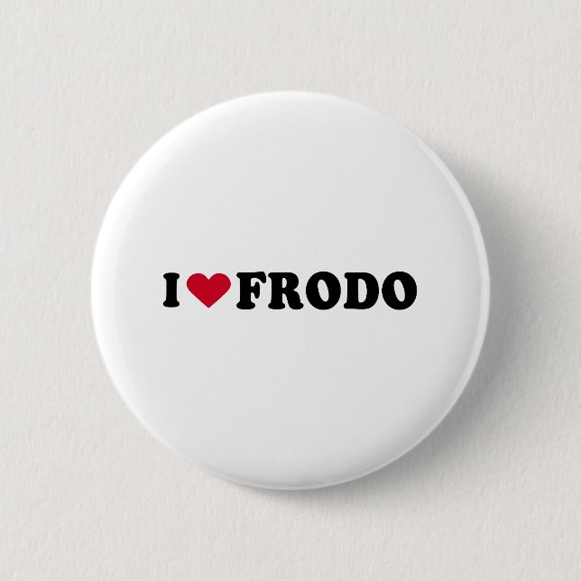 BÓTON REDONDO 5.08CM EU AMO FRODO (Frente)