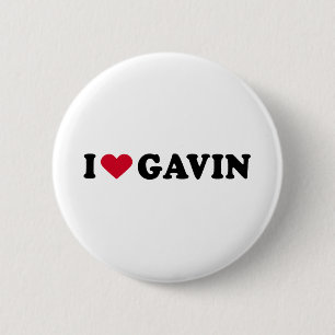 BÓTON REDONDO 5.08CM EU AMO GAVIN