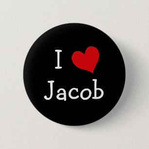 Bóton Redondo 5.08cm Eu Amo Jacob