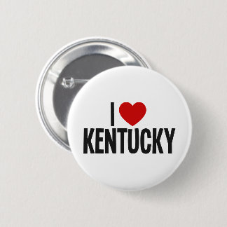 Bóton Redondo 5.08cm Eu Amo Kentucky Botão Redondo