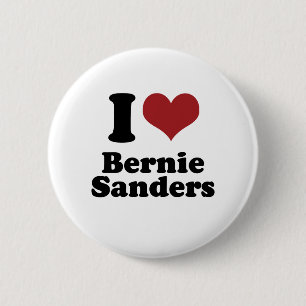 Bóton Redondo 5.08cm Eu amo máquinas de lixar de Bernie para o