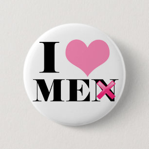 Bóton Redondo 5.08cm Eu amo-me (os homens)