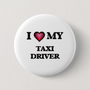 Bóton Redondo 5.08cm Eu amo meu taxista