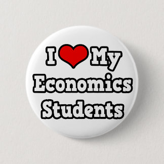 Bóton Redondo 5.08cm Eu Amo Meus Estudantes De Economia