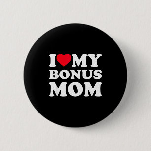 Bóton Redondo 5.08cm Eu amo minha mãe bônus eu coração família avó