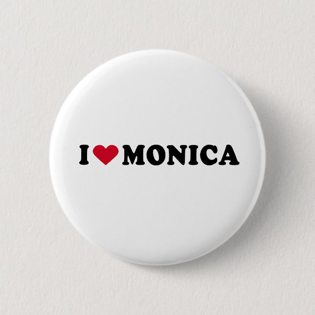 BÓTON REDONDO 5.08CM EU AMO MONICA (Frente)