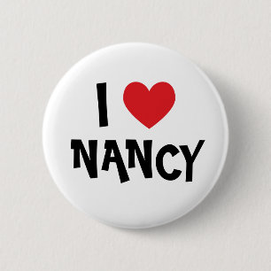 Bóton Redondo 5.08cm Eu Amo Nancy)