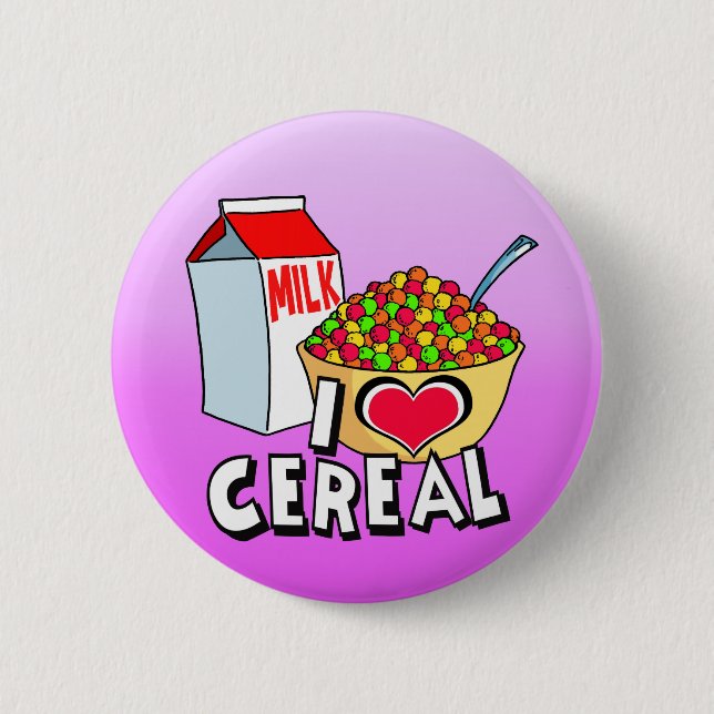 BÓTON REDONDO 5.08CM EU AMO O CEREAL (Frente)