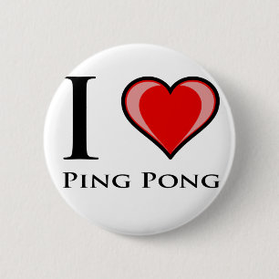 Bóton Redondo 5.08cm Eu amo o sibilo Pong
