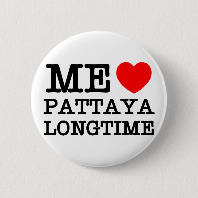 BÓTON REDONDO 5.08CM EU AMO PATTAYA LONGTIME (Frente)