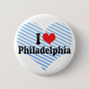 Bóton Redondo 5.08cm Eu amo Philadelphfia