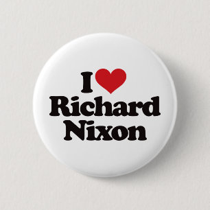 Bóton Redondo 5.08cm Eu amo Richard Nixon