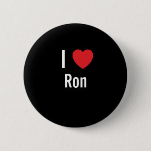 Bóton Redondo 5.08cm Eu amo Ron
