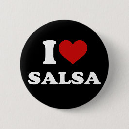 Bóton Redondo 5.08cm Eu Amo Salsa