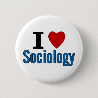 Bóton Redondo 5.08cm Eu Amo Sociologia