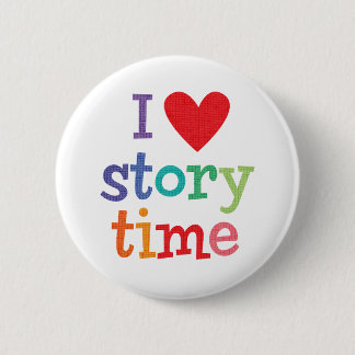 Bóton Redondo 5.08cm Eu amo t-shirt & presentes de Storytime