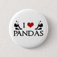 Eu Amo Ursinhos de Panda Bonitos