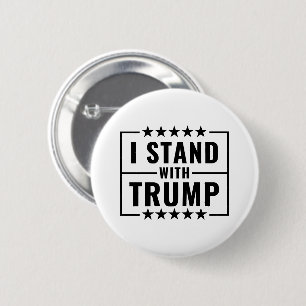 Bóton Redondo 5.08cm Eu Apoio Trump