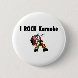 Bóton Redondo 5.08cm Eu balanço o karaoke