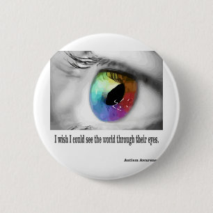 Bóton Redondo 5.08cm Eu desejo que eu poderia ver