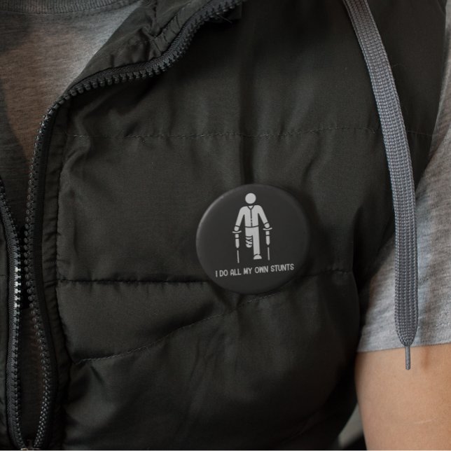 Bóton Redondo 5.08cm Eu Faço Todas As Minhas Próprias Coisas - Fiquem B (Criador carregado)