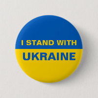 Eu fico com a bandeira ucraniana