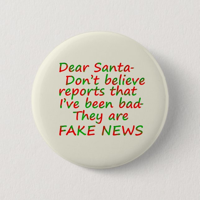 Bóton Redondo 5.08cm Eu Fui Um Bom Falso Botão De Notícias (Frente)