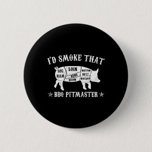 Bóton Redondo 5.08cm Eu Fumava Aquele Churrasco Engraçado De Camisa Pig