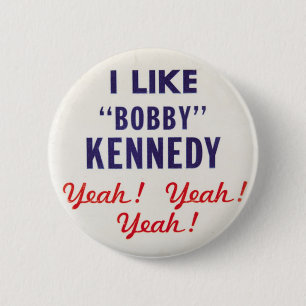 Bóton Redondo 5.08cm Eu Gosto Do Bobby Kennedy Sim Sim