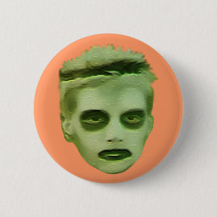 Bóton Redondo 5.08cm Eu gosto do miúdo do zombi das tartarugas - crach
