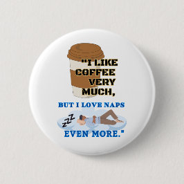 BÓTON REDONDO 5.08CM EU GOSTO MUITO DE CAFÉ
