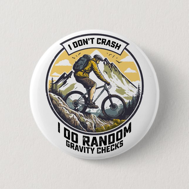 Bóton Redondo 5.08cm Eu não despenho Eu faço exames aleatórios de gravi (Frente)