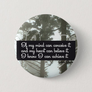 Bóton Redondo 5.08cm Eu posso conseguir o botão inspirador
