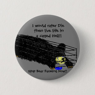 Bóton Redondo 5.08cm Eu preferencialmente morreria