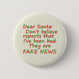 Bóton Redondo 5.08cm Eu sido boa notícia falsificada abotôo os pinos