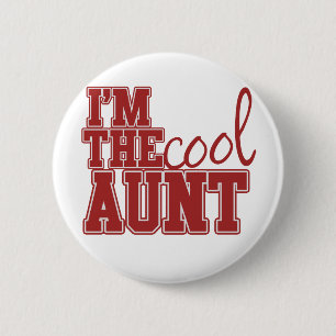 Bóton Redondo 5.08cm Eu sou a tia legal