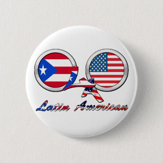 Bóton Redondo 5.08cm Eu sou Boricua latino-americano