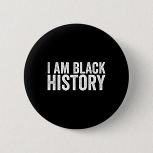 Bóton Redondo 5.08cm Eu Sou Camisa da História Negra Para Crianças Meni