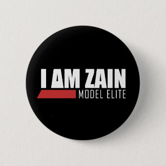 Bóton Redondo 5.08cm Eu sou elite modelo de Zain