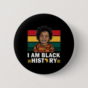 Bóton Redondo 5.08cm Eu Sou Menino Afro História Negra Pequeno Príncipe