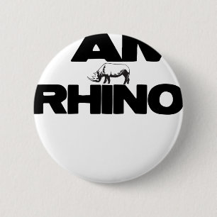 BÓTON REDONDO 5.08CM EU SOU RINOCERONTE