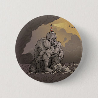 Bóton Redondo 5.08cm Eu sou um botão da rocha
