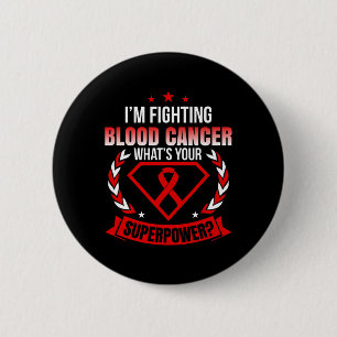Bóton Redondo 5.08cm Eu sou uma Consciência de Fita de Cancer de Sangue