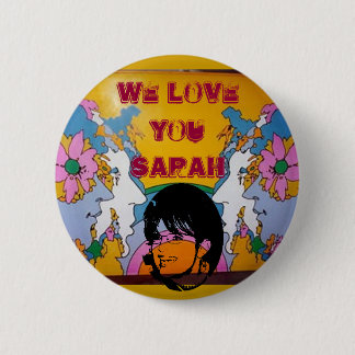 Bóton Redondo 5.08cm eu te amo sarah