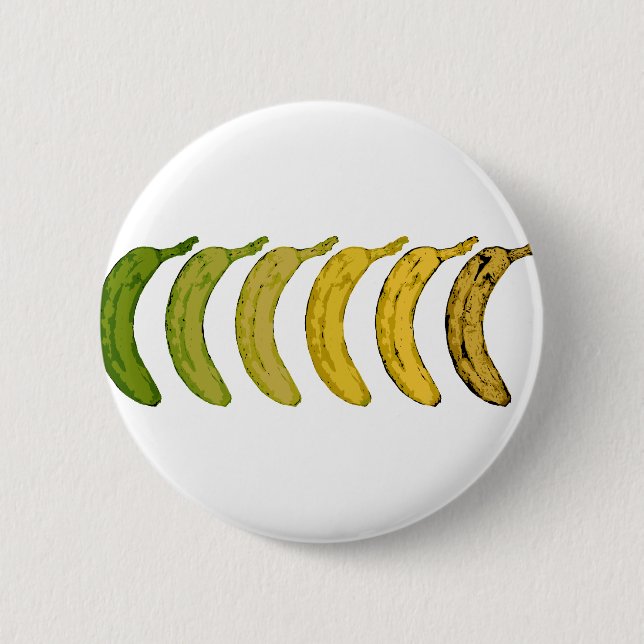 Bóton Redondo 5.08cm Evolução da banana (Frente)