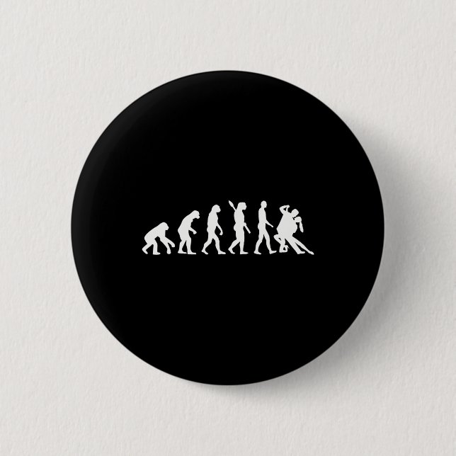 Bóton Redondo 5.08cm Evolution Tango Dancing (Frente)