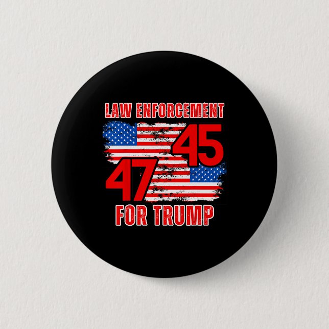 Bóton Redondo 5.08cm Execução Da Trump 45 47 (Frente)