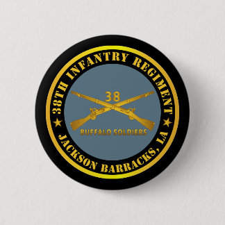 Bóton Redondo 5.08cm Exército - 38º Regimento de Infantaria - Soldados 