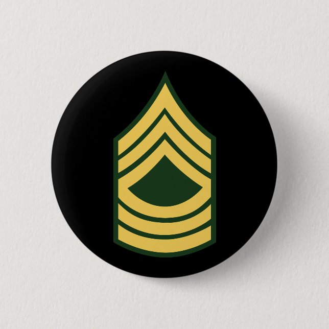 Bóton Redondo 5.08cm Exército - Sargento-Mestre E-8 (MSG) (Frente)