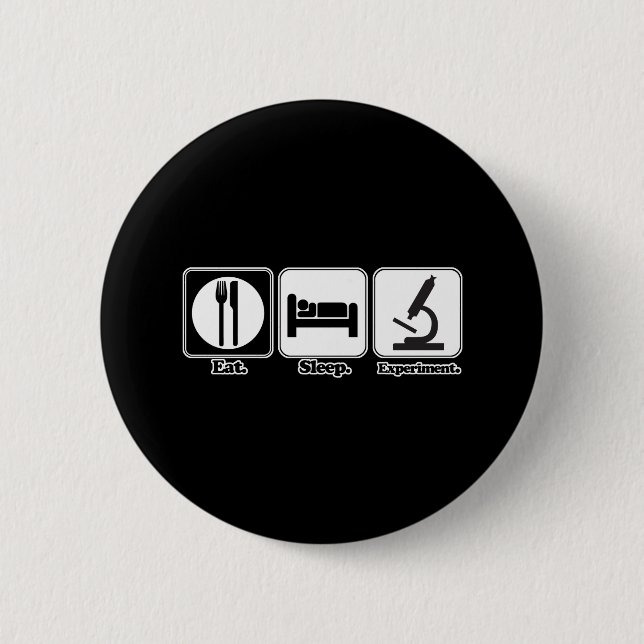 Bóton Redondo 5.08cm experimento de sono (Frente)